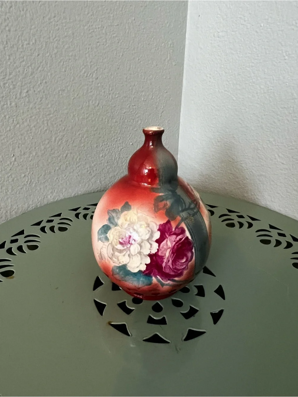 ANTIQUE ROYAL BONN VASE VICTORIAN PORCELAIN By FRANZ MEHLEM GERMANY